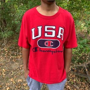 Vintage Champion USA spell out t shirt